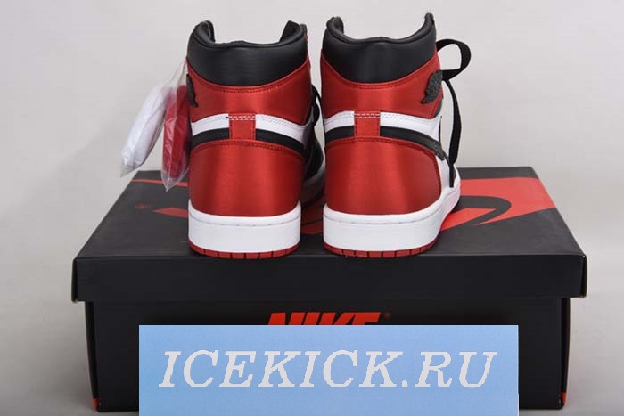 JORDAN 1 RETRO HIGH SATIN BLACK TOE - CD0461-016