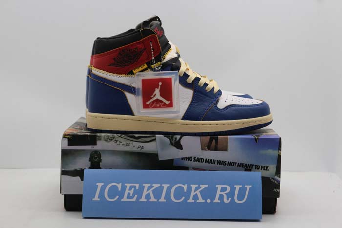 Air Jordan 1 Retro High Union Los Angeles Blue Toe - BV1300-146