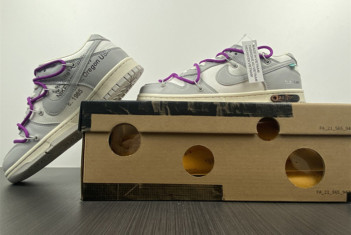 Dunk Low Off-White Lot 28 28-of50 1-50 DM1602-111