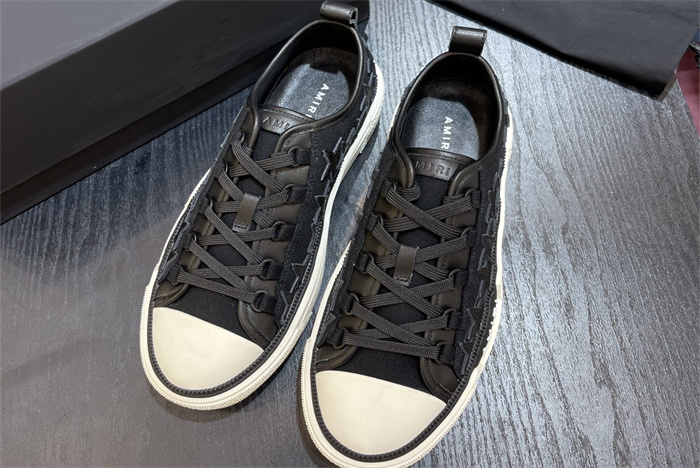 AMR - AB007 Skel Top Low Black white star (to be customized 5-7 days)
