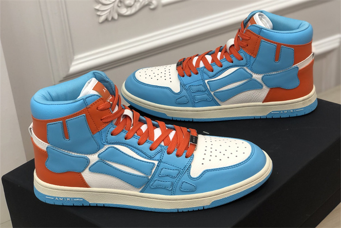AMR - AB051 Skel- top Hi Light Blue Orange White(to be customized 5-7 days)