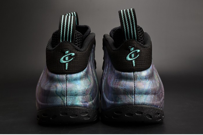 Nike Air Foamposite One PRM "Abalone" Black/Aurora Green mens 575420-009