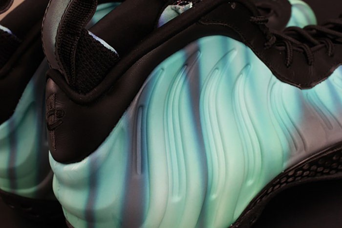 nike air foamposite one "N0*Hern lights" black/green mens 840559-001