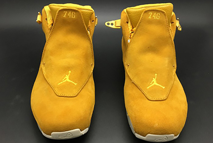 Air Jordan 18 Retro "yellow Suede" - Air Jordan - aa2494-701