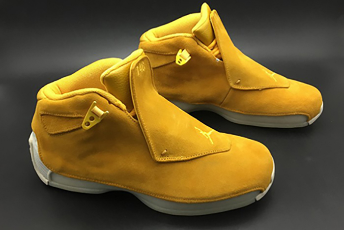 Air Jordan 18 Retro "yellow Suede" - Air Jordan - aa2494-701
