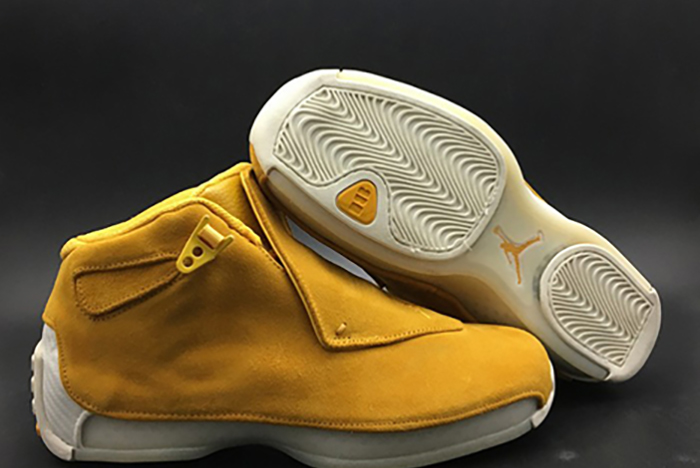 Air Jordan 18 Retro "yellow Suede" - Air Jordan - aa2494-701