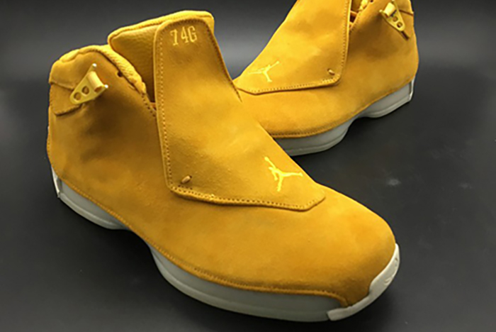 Air Jordan 18 Retro "yellow Suede" - Air Jordan - aa2494-701